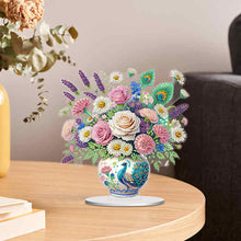 Load image into Gallery viewer, Flower Bouquet Table Top Diamond Painting Ornament Kits Home Decor (Flower C)
