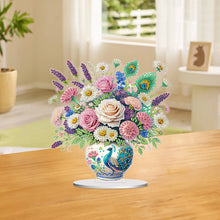Load image into Gallery viewer, Flower Bouquet Table Top Diamond Painting Ornament Kits Home Decor (Flower C)
