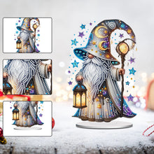 Load image into Gallery viewer, Gnome Table Top Diamond Painting Ornament Kits for Home Decor (Wizard Gnome)
