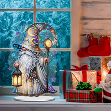 Load image into Gallery viewer, Gnome Table Top Diamond Painting Ornament Kits for Home Decor (Wizard Gnome)
