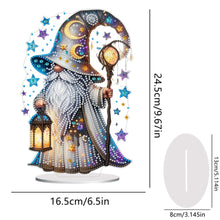Load image into Gallery viewer, Gnome Table Top Diamond Painting Ornament Kits for Home Decor (Wizard Gnome)
