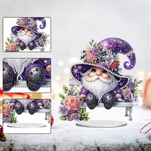 Load image into Gallery viewer, Gnome Table Top Diamond Painting Ornament Kits for Home Decor (Flower Gnome)
