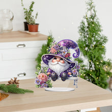 Load image into Gallery viewer, Gnome Table Top Diamond Painting Ornament Kits for Home Decor (Flower Gnome)
