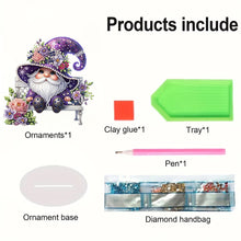 Load image into Gallery viewer, Gnome Table Top Diamond Painting Ornament Kits for Home Decor (Flower Gnome)
