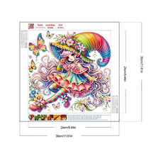 Load image into Gallery viewer, Diamond Painting - Partial Special Shaped - Spring garden girl (30*30CM)
