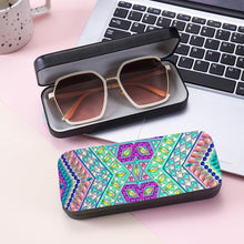 Load image into Gallery viewer, Colorful Pattern Diamond Painting Eyeglasses Case Diamond Art Sunglasses Case
