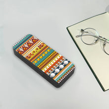 Load image into Gallery viewer, Colorful Pattern Diamond Painting Eyeglasses Case Diamond Art Sunglasses Case
