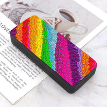 Load image into Gallery viewer, Colorful Pattern Diamond Painting Eyeglasses Case Diamond Art Sunglasses Case
