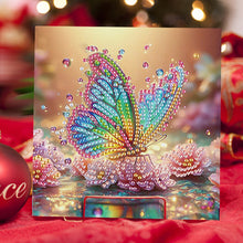 Load image into Gallery viewer, 6Pcs Flower Butterfly DIY Diamond Painting Card for Holiday Party Favors
