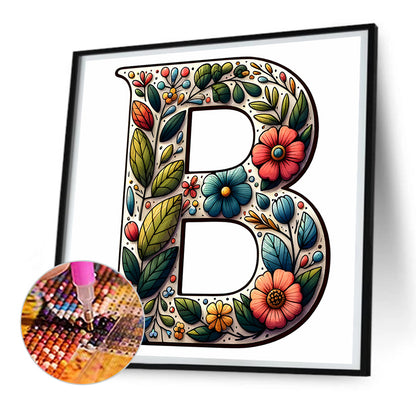 Diamond Painting - Full Round - Fancy letters (30*30CM)
