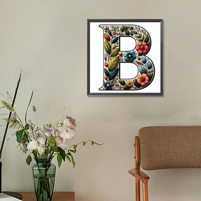 Diamond Painting - Full Round - Fancy letters (30*30CM)
