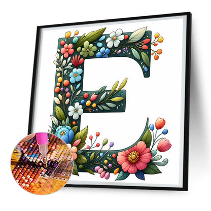 Diamond Painting - Full Round - Fancy letters (30*30CM)