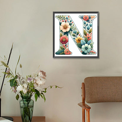 Diamond Painting - Full Round - Fancy letters (30*30CM)