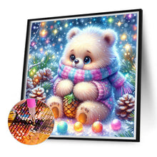 Load image into Gallery viewer, Diamond Painting - Full Round - Bear in the snow (30*30CM)
