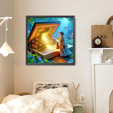 Load image into Gallery viewer, Diamond Painting - Full Round - Night visit to the world in the book (30*30CM)
