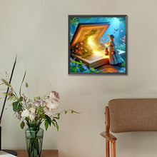 Load image into Gallery viewer, Diamond Painting - Full Round - Night visit to the world in the book (30*30CM)
