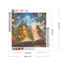 Load image into Gallery viewer, Diamond Painting - Full Round - Fairies in the book (30*30CM)
