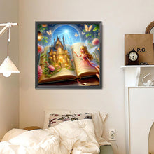 Load image into Gallery viewer, Diamond Painting - Full Round - Fairies in the book (30*30CM)
