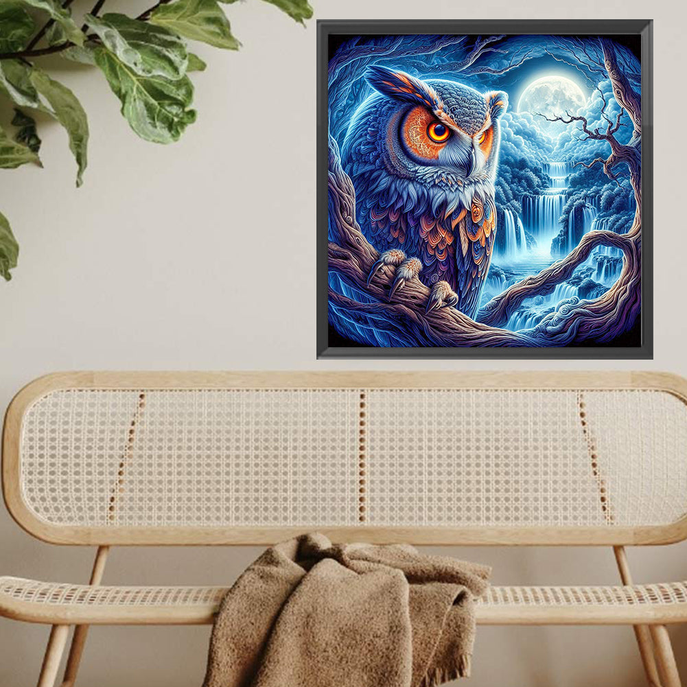 Diamond Painting - Full Square - Owl (40*40CM)