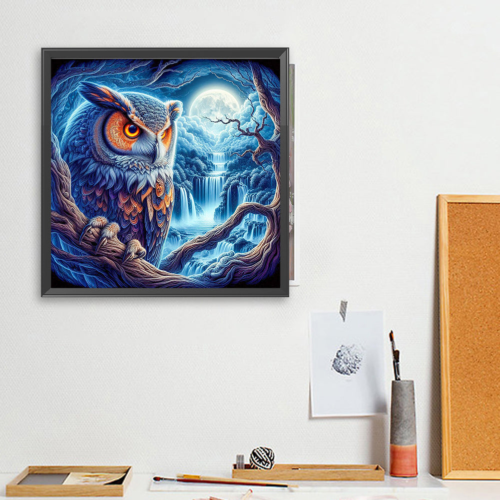 Diamond Painting - Full Square - Owl (40*40CM)