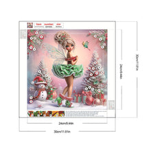 Load image into Gallery viewer, Diamond Painting - Partial Special Shaped - Christmas elf girl (30*30CM)
