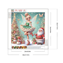 Load image into Gallery viewer, Diamond Painting - Partial Special Shaped - Christmas elf girl (30*30CM)
