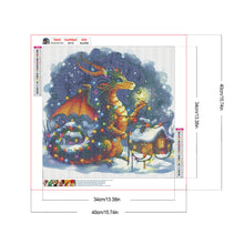 Load image into Gallery viewer, Diamond Painting - Full Round - Dragon and igloo (40*40CM)
