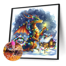 Load image into Gallery viewer, Diamond Painting - Full Round - Dragon and igloo (40*40CM)
