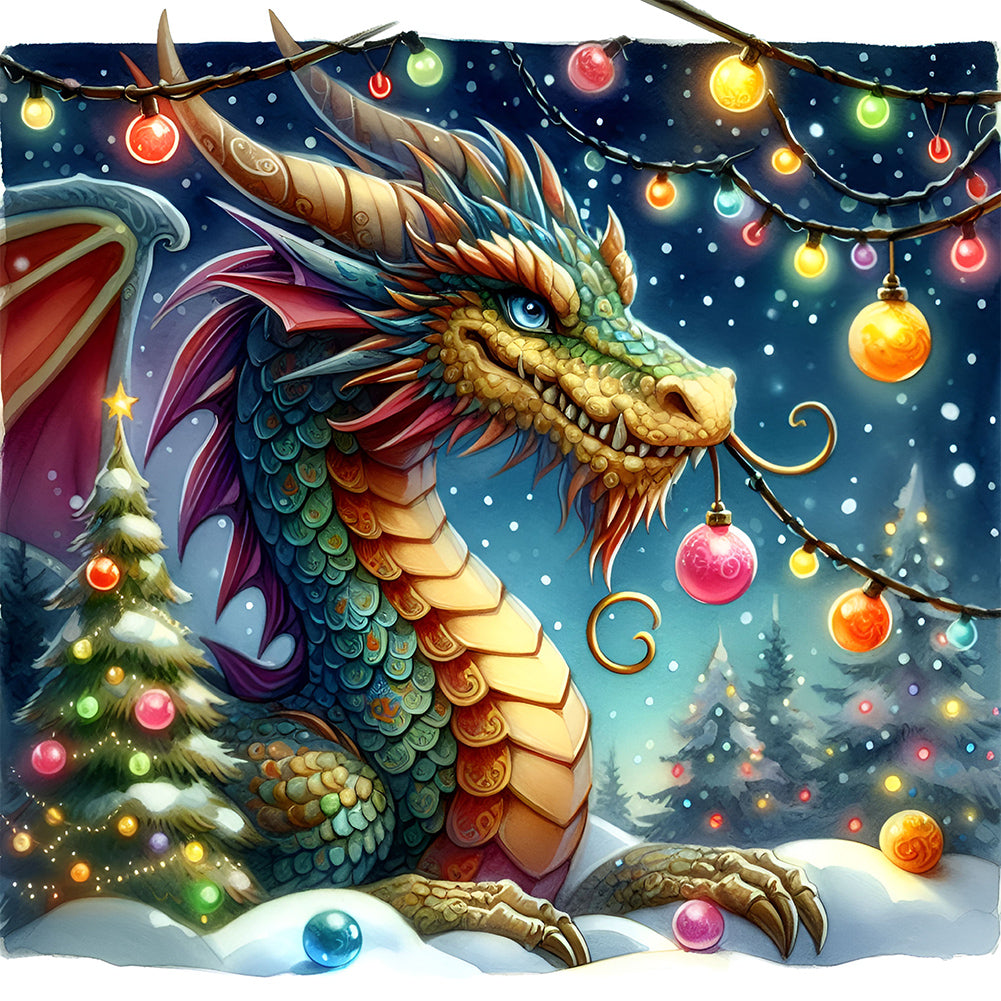 Diamond Painting - Full Round - Dragon (40*40CM)