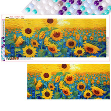 Load image into Gallery viewer, Diamond Painting - Full Round - Sunflowers (70*30CM)

