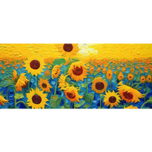 Load image into Gallery viewer, Diamond Painting - Full Round - Sunflowers (70*30CM)
