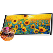 Load image into Gallery viewer, Diamond Painting - Full Round - Sunflowers (70*30CM)
