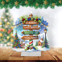 Load image into Gallery viewer, Acrylic Special Shape Signpost Rhinestones Desktop Ornaments Bedroom Table Decor
