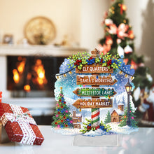 Load image into Gallery viewer, Acrylic Special Shape Signpost Rhinestones Desktop Ornaments Bedroom Table Decor
