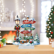 Load image into Gallery viewer, Acrylic Special Shape Signpost Rhinestones Desktop Ornaments Bedroom Table Decor
