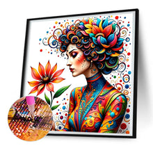 Load image into Gallery viewer, Diamond Painting - Full Round - Girl (30*30CM)
