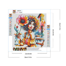 Load image into Gallery viewer, Diamond Painting - Full Round - Girl (30*30CM)
