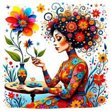Load image into Gallery viewer, Diamond Painting - Full Round - Girl (30*30CM)
