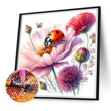 Load image into Gallery viewer, Diamond Painting - Full Round - Flowers and ladybugs (30*30CM)
