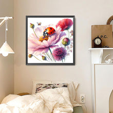 Load image into Gallery viewer, Diamond Painting - Full Round - Flowers and ladybugs (30*30CM)
