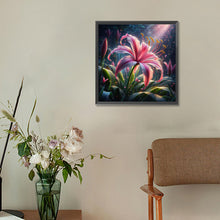 Load image into Gallery viewer, Diamond Painting - Full Round - Pink lilies (30*30CM)

