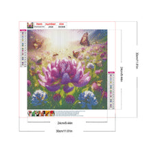 Load image into Gallery viewer, Diamond Painting - Full Round - Flowers and butterflies (30*30CM)
