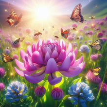 Load image into Gallery viewer, Diamond Painting - Full Round - Flowers and butterflies (30*30CM)
