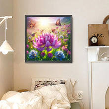 Load image into Gallery viewer, Diamond Painting - Full Round - Flowers and butterflies (30*30CM)
