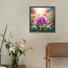 Load image into Gallery viewer, Diamond Painting - Full Round - Flowers and butterflies (30*30CM)
