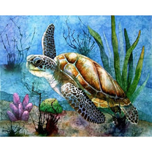 Load image into Gallery viewer, Diamond Painting - Full Square - Sea turtle (50*40CM)
