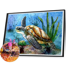 Load image into Gallery viewer, Diamond Painting - Full Square - Sea turtle (50*40CM)
