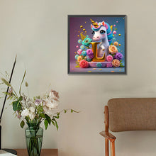 Load image into Gallery viewer, Diamond Painting - Full Round - Unicorn (30*30CM)
