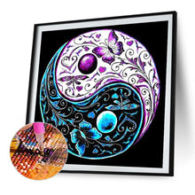 Load image into Gallery viewer, AB Diamond Painting - Full Round - Tai Chi Yin and Yang butterfly (30*30CM)
