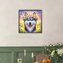 Load image into Gallery viewer, AB Diamond Painting - Full Round - Flower puppy (40*40CM)
